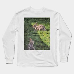 Bunnies in the Grass Long Sleeve T-Shirt